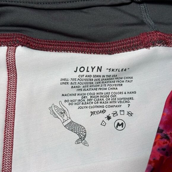 Jolyn Clothing Fuchsia Pink &Purple Skyler Shorts - Picture 4 of 4